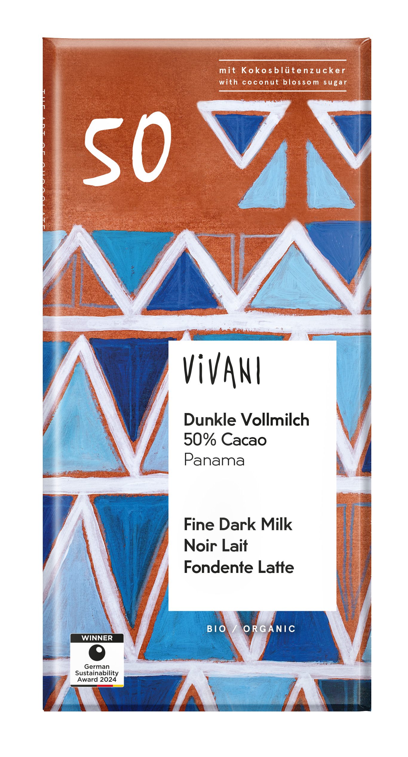 Dunkle Vollmilch 50% Cacao