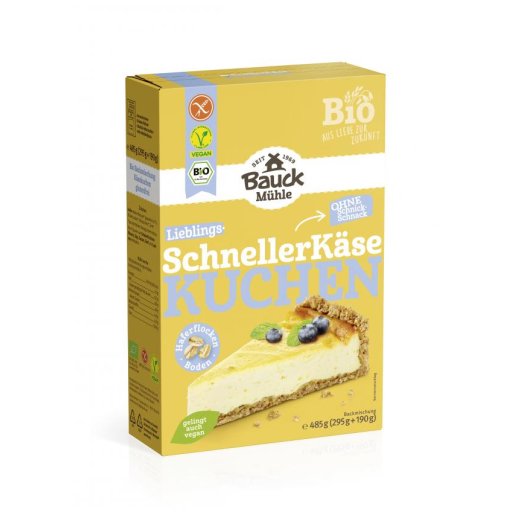 Schneller Käsekuchen Backmischung /glf