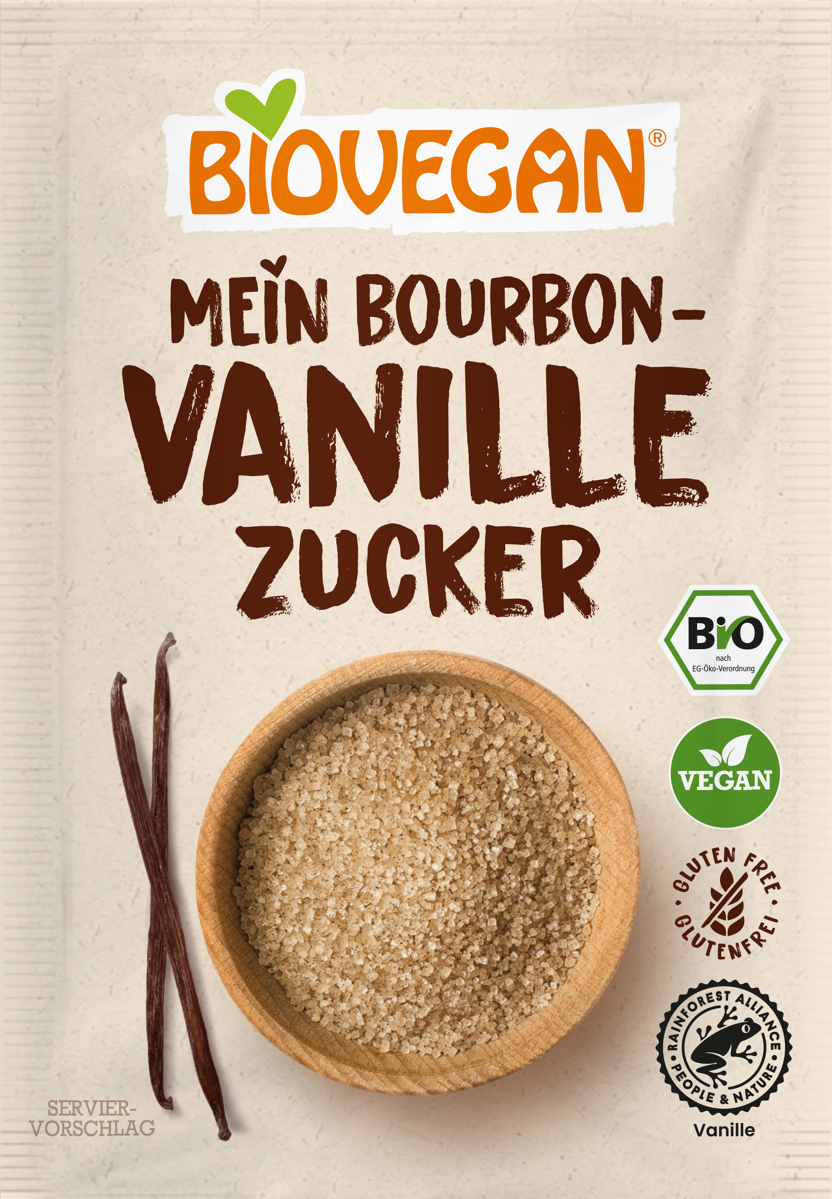 Vanillezucker, BIO