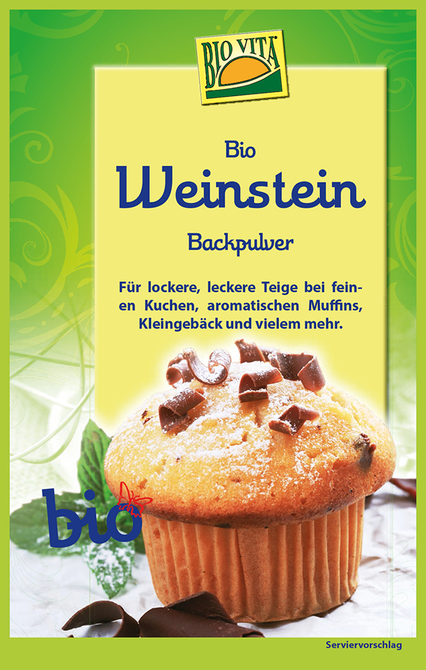 BIO Weinstein-Backpulver
