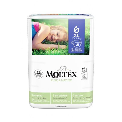 MOLTEX (6) nature no.1 - XL (16-30kg) Windeln 