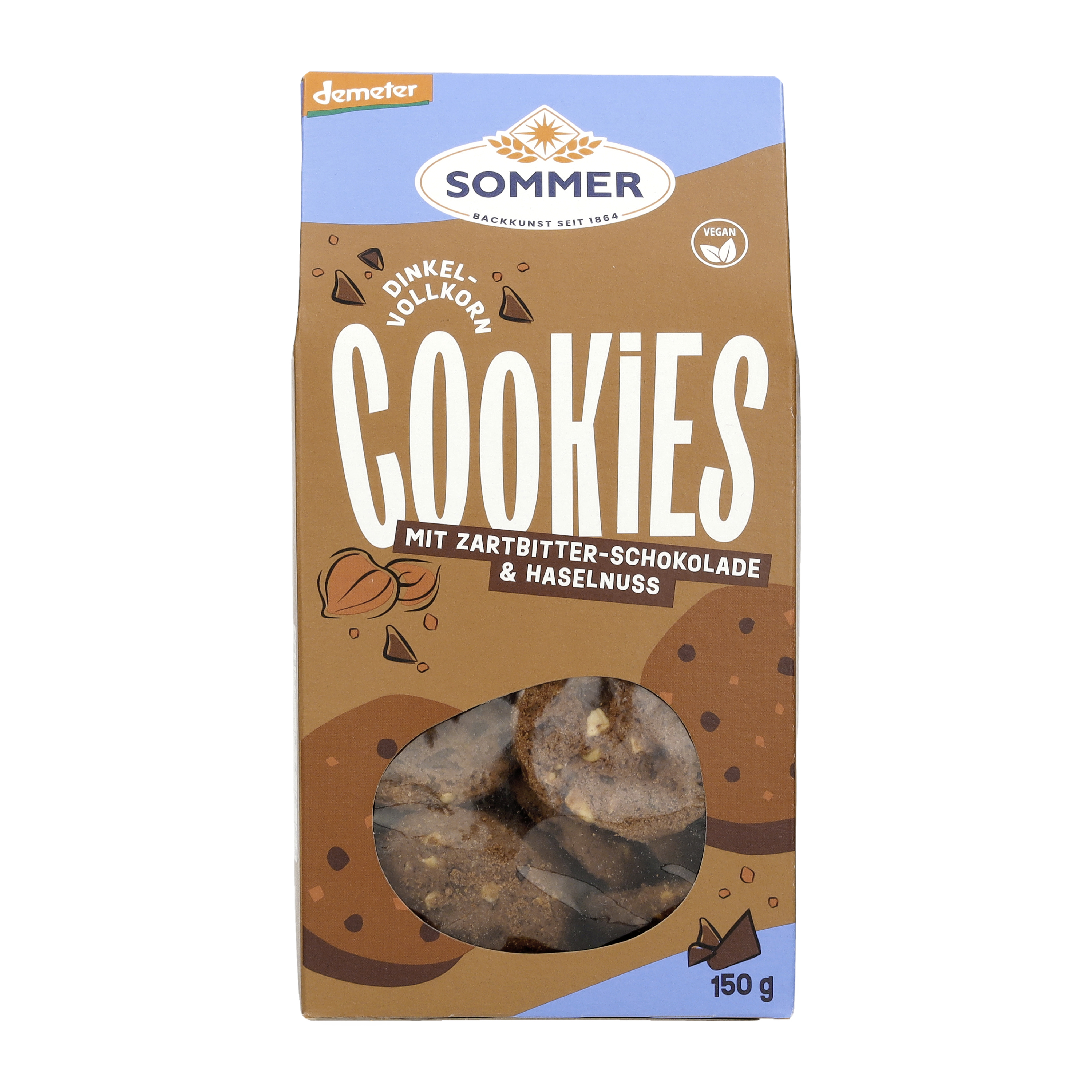 Demeter Dinkel Schoko Cookies, vegan