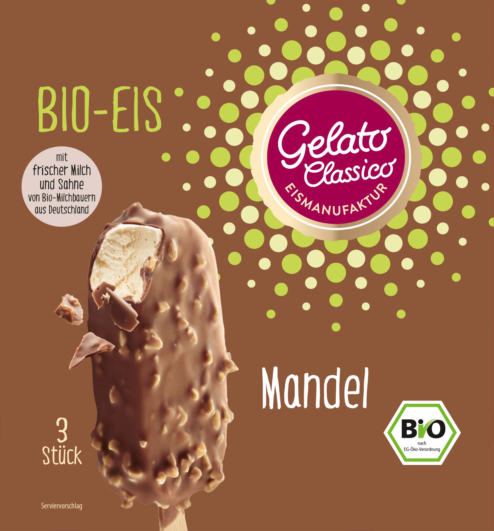 Bio Eis am Stiel Mandel