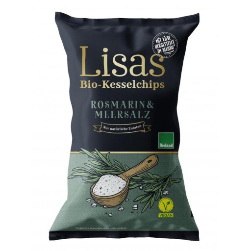 Lisa's Kesselchips Rosmarin & Meersalz