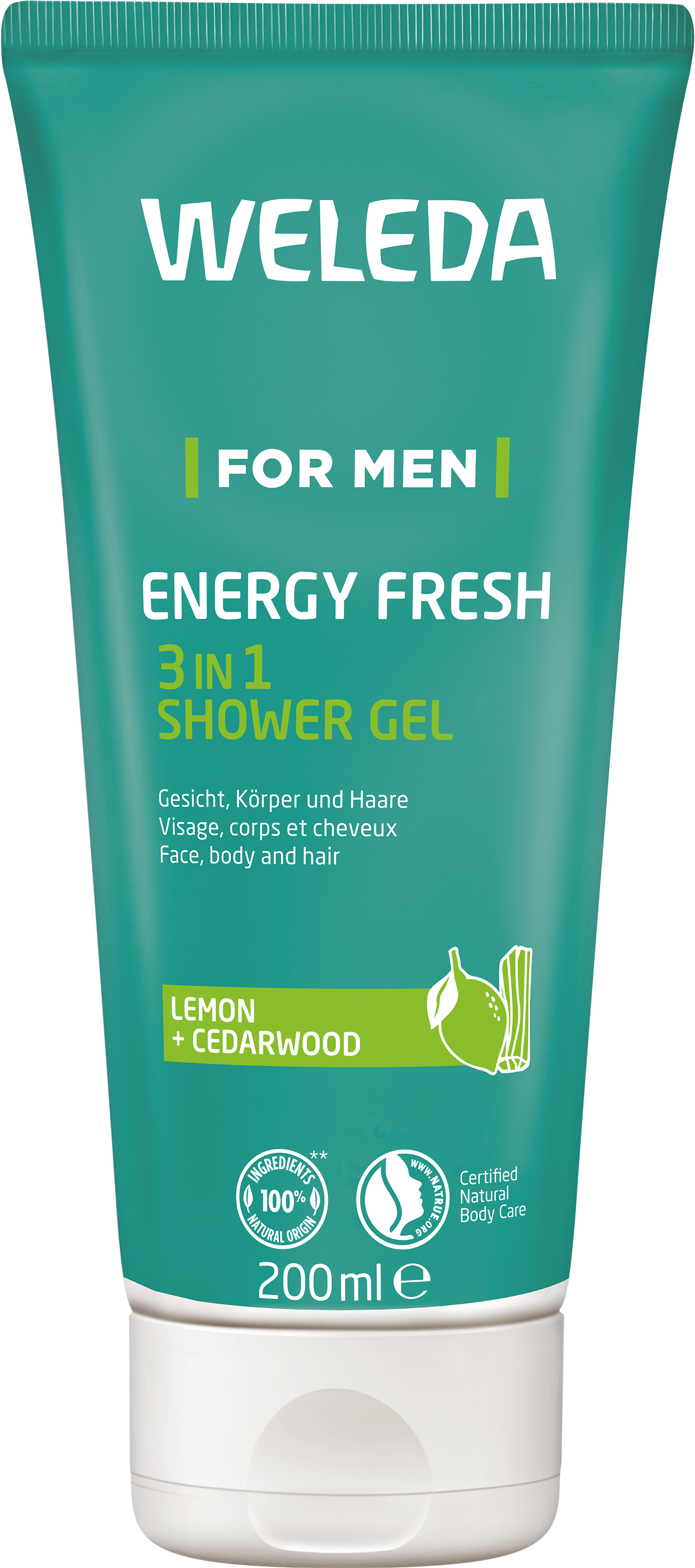 WELEDA For Men Energy Fresh 3in1 Shower Gel 200 ml