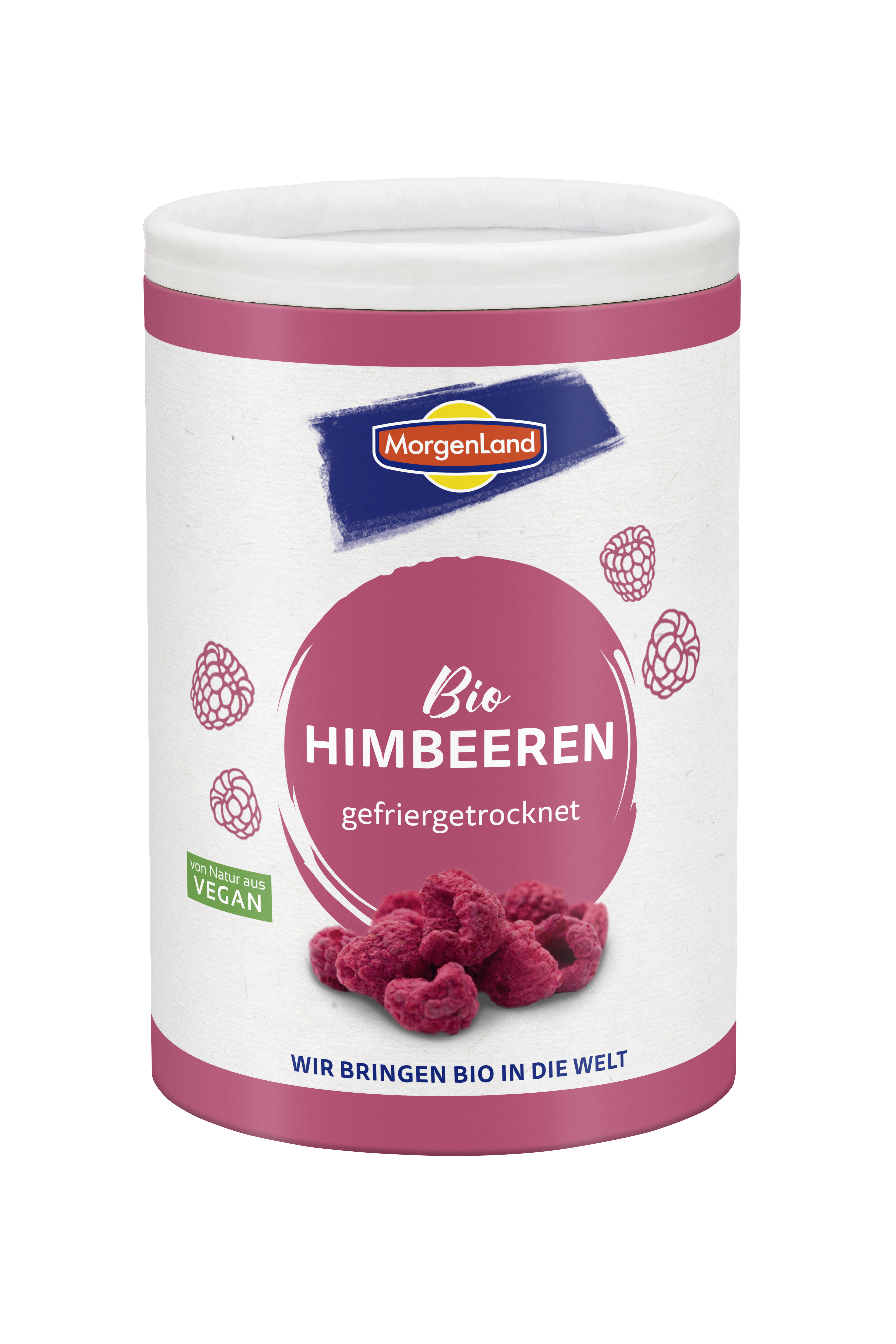 Bio Himbeeren gefriergetrocknet