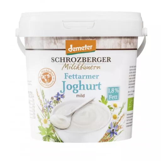 fettar. Jogurt Natur mild 1,8% - Eimer