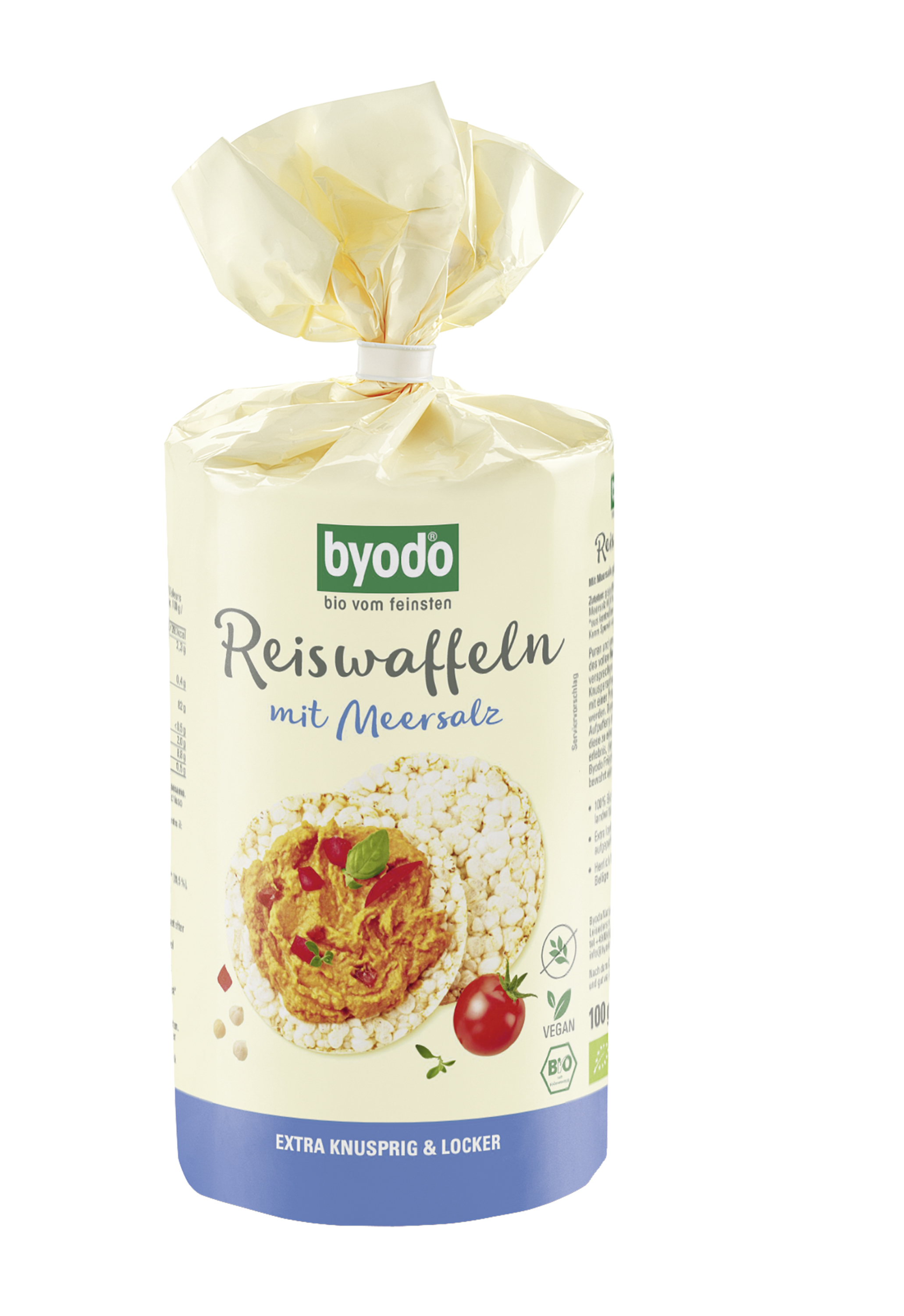 Reiswaffeln mit Meersalz, 100 g
