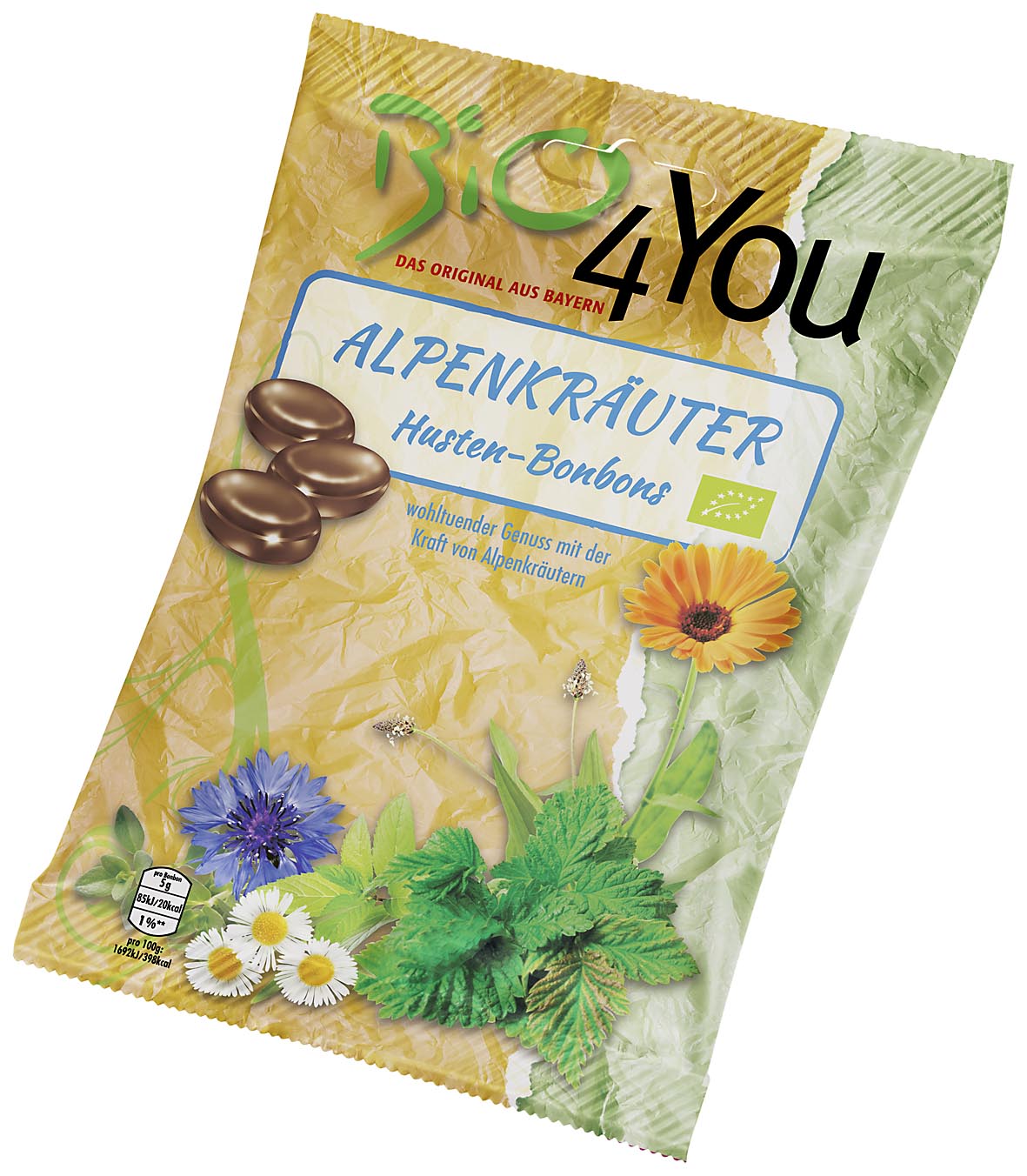 Bio-Bonbon-Alpenkräuter