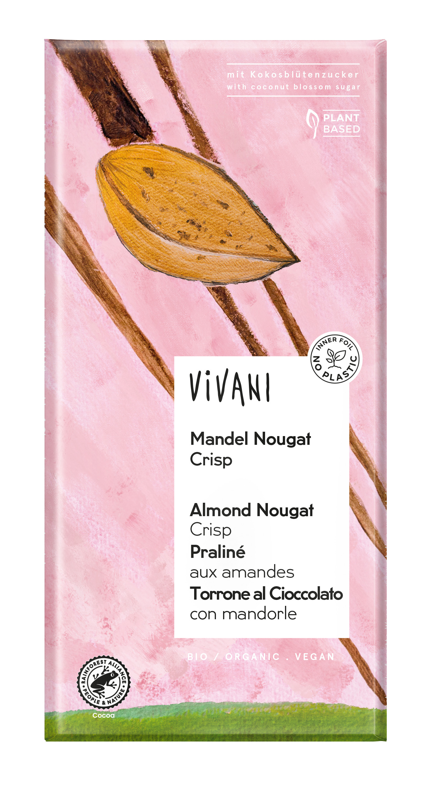 Mandel Nougat Crisp