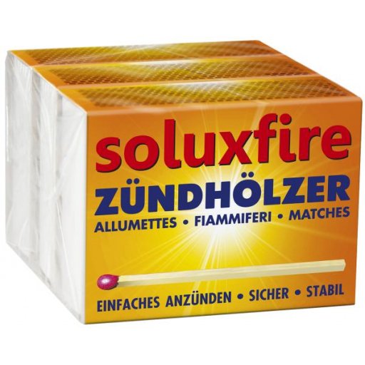 Zündhölzer/Streichhölzer 55mm 3er Würfel