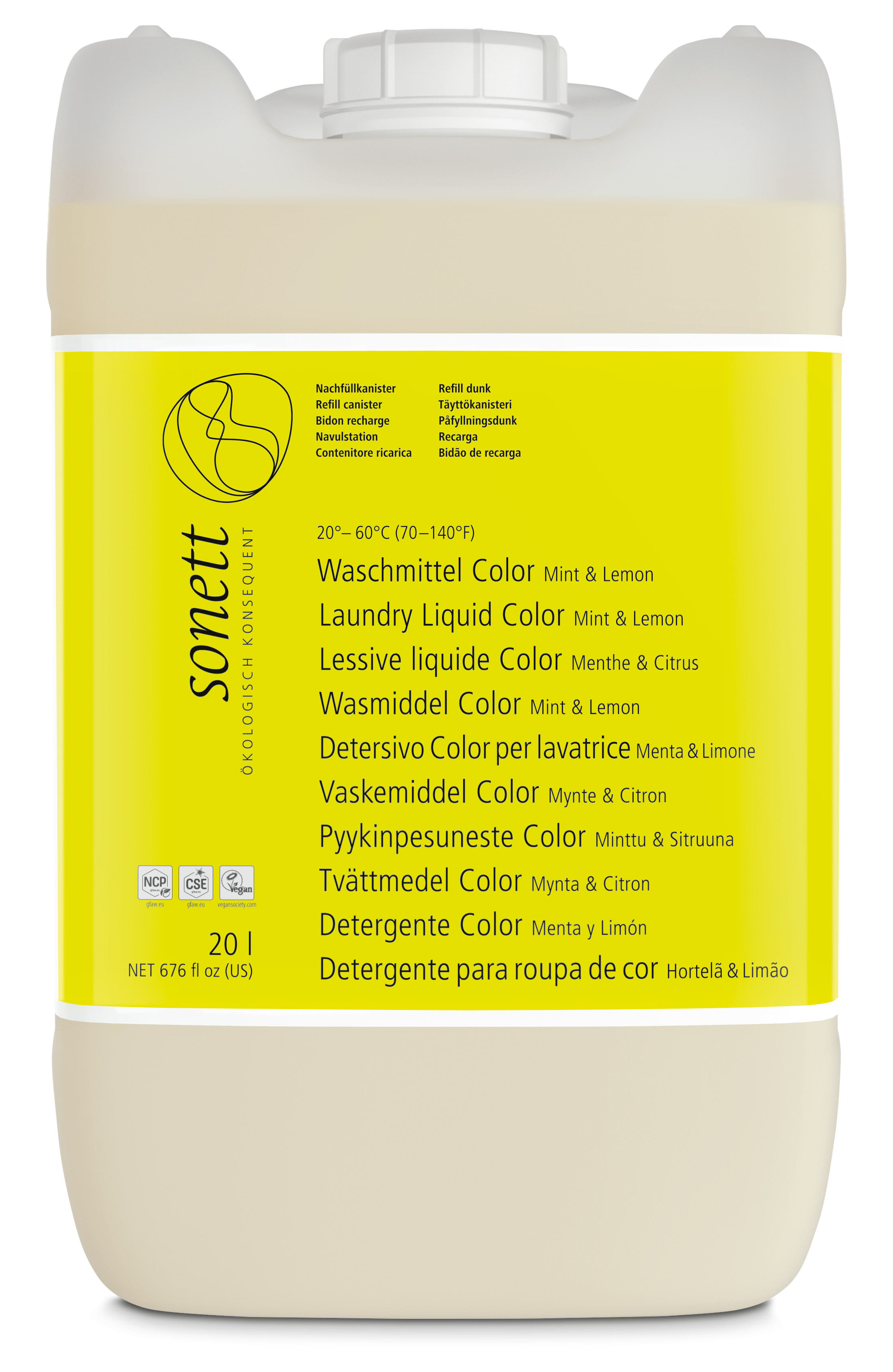 Waschmittel Color Mint & Lemon 20-60°C