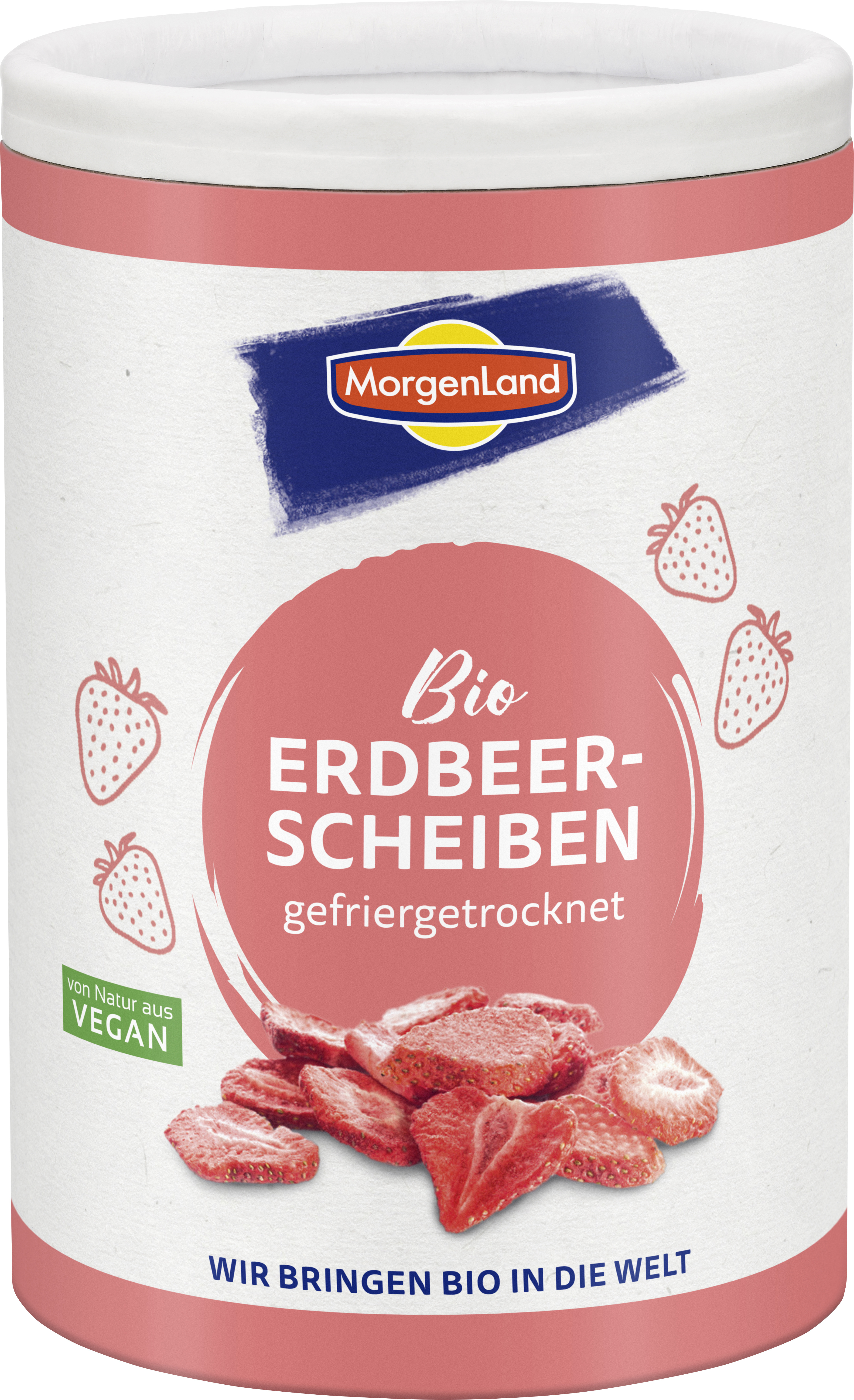 Bio Erdbeeren gefriergetrocknet
