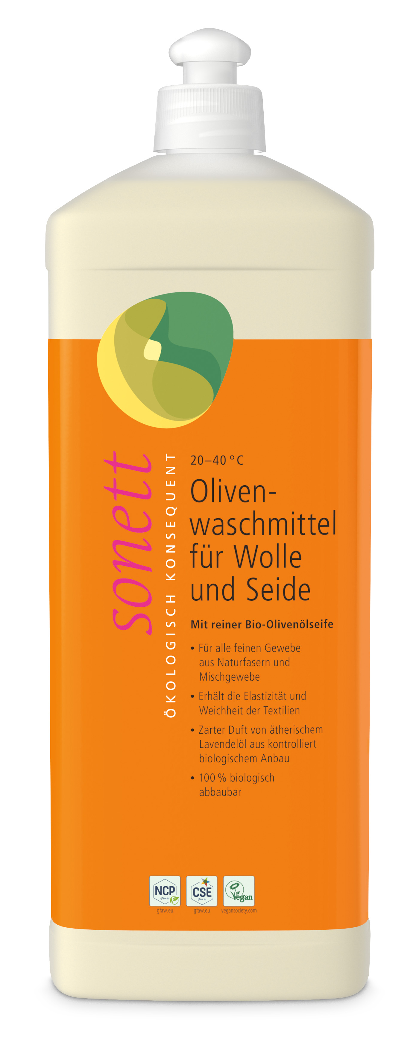 Olivenwaschmittel für Wolle und Seide 20–40 °C