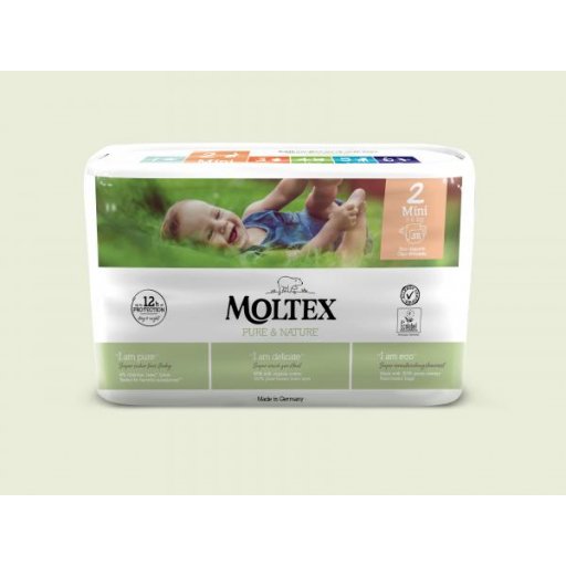 MOLTEX (2) nature no.1 - MINI (3-6kg) Windeln 