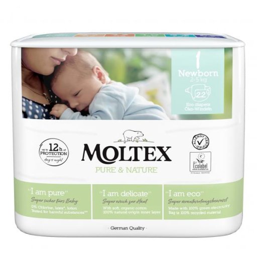 MOLTEX (1) nature no.1 - NEWBORN (2-4kg)