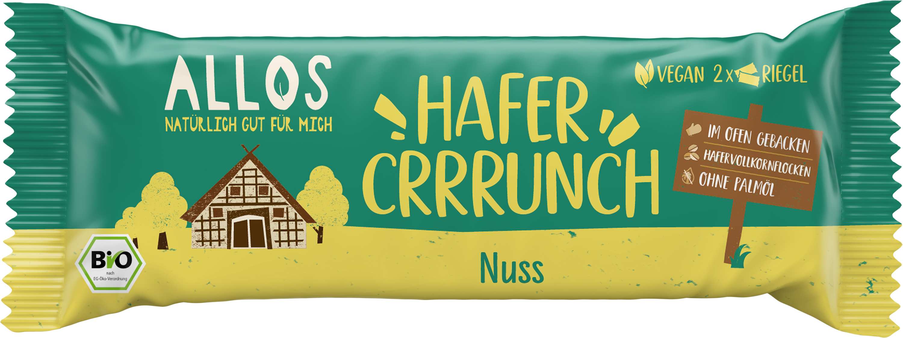 Hafercrrrunch Riegel Nuss