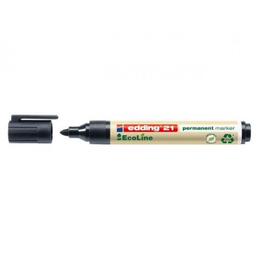 Permanent Marker `EcoLine` schwarz