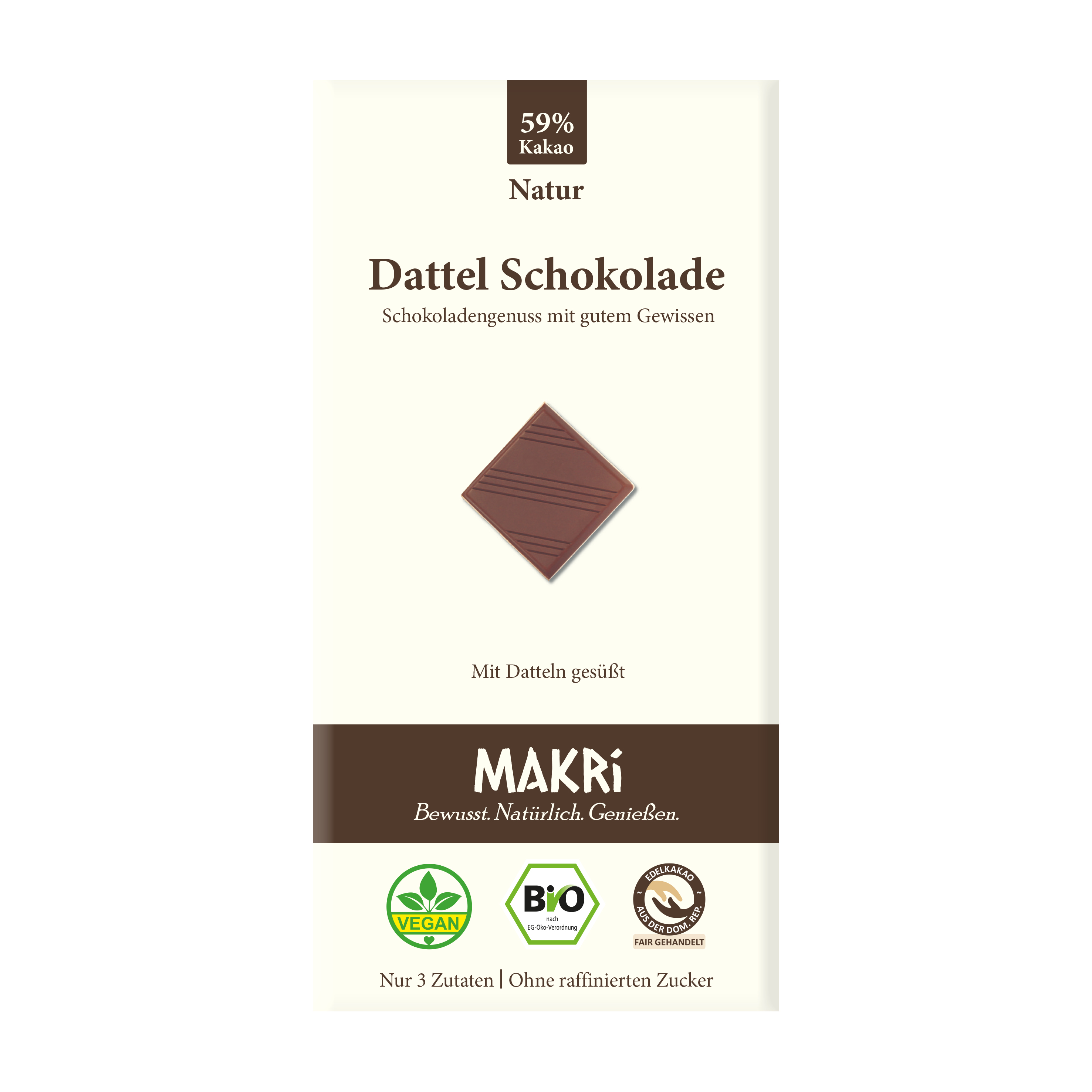 Dattel Schokolade - Natur 59%