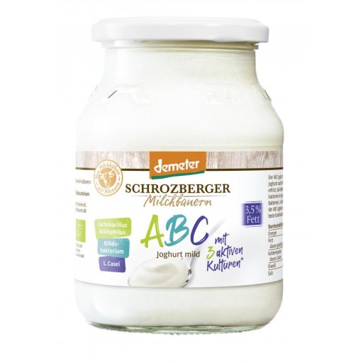 Jogurt `ABC` im Glas