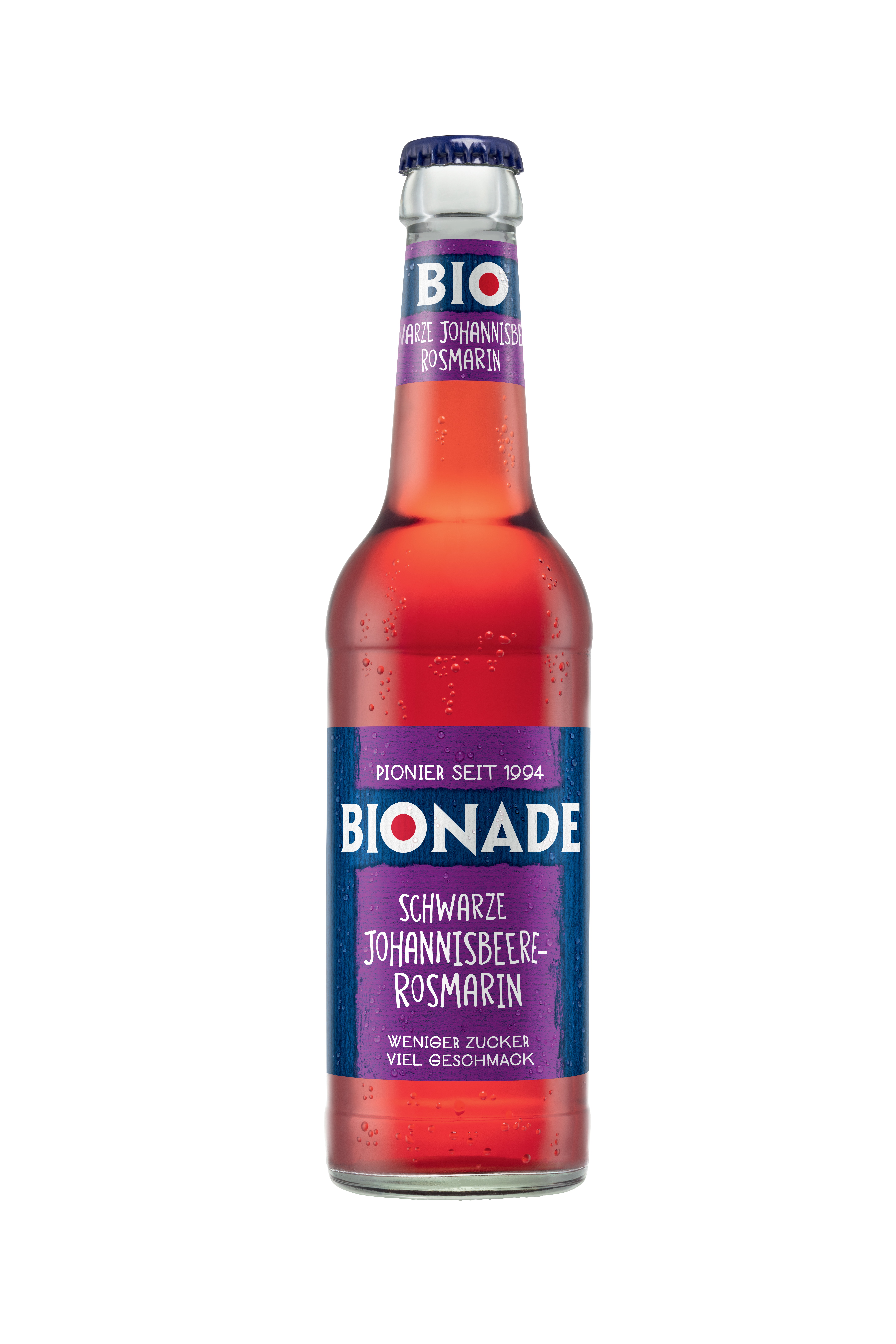Bionade Schwarze Johannisbeere-Rosmarin 12x0,33 Mw