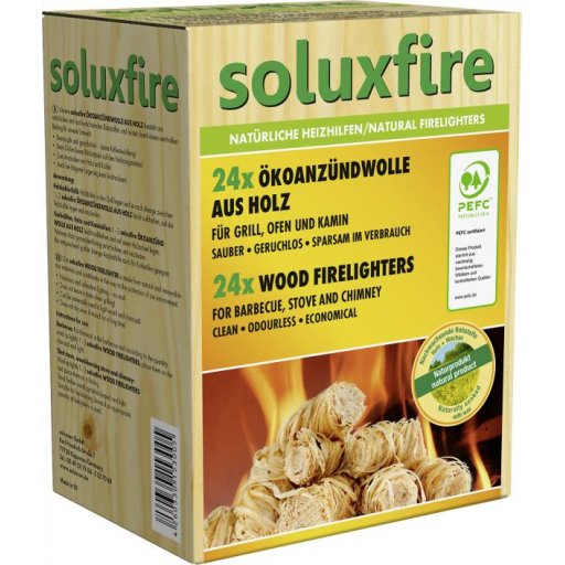 soluxfire Anzündwolle/Anzünder