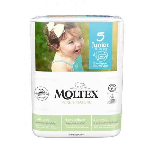 MOLTEX (5) nature no.1 - JUNIOR (11-25kg) Windeln 