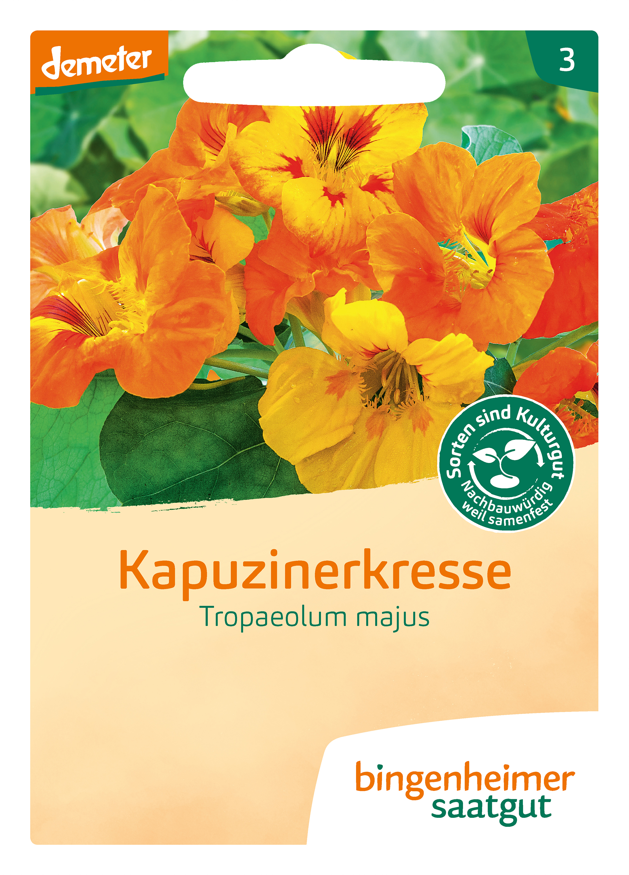 Kapuzinerkresse (rankend)