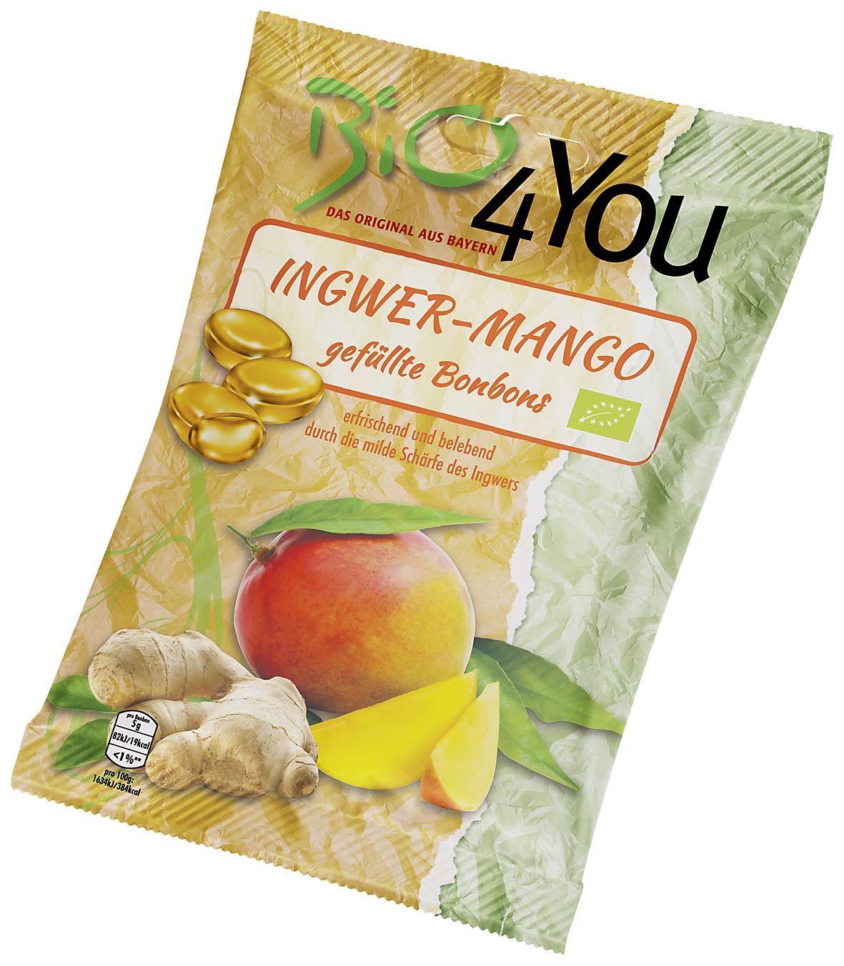 Bio-Bonbon-Ingwer-Mango
