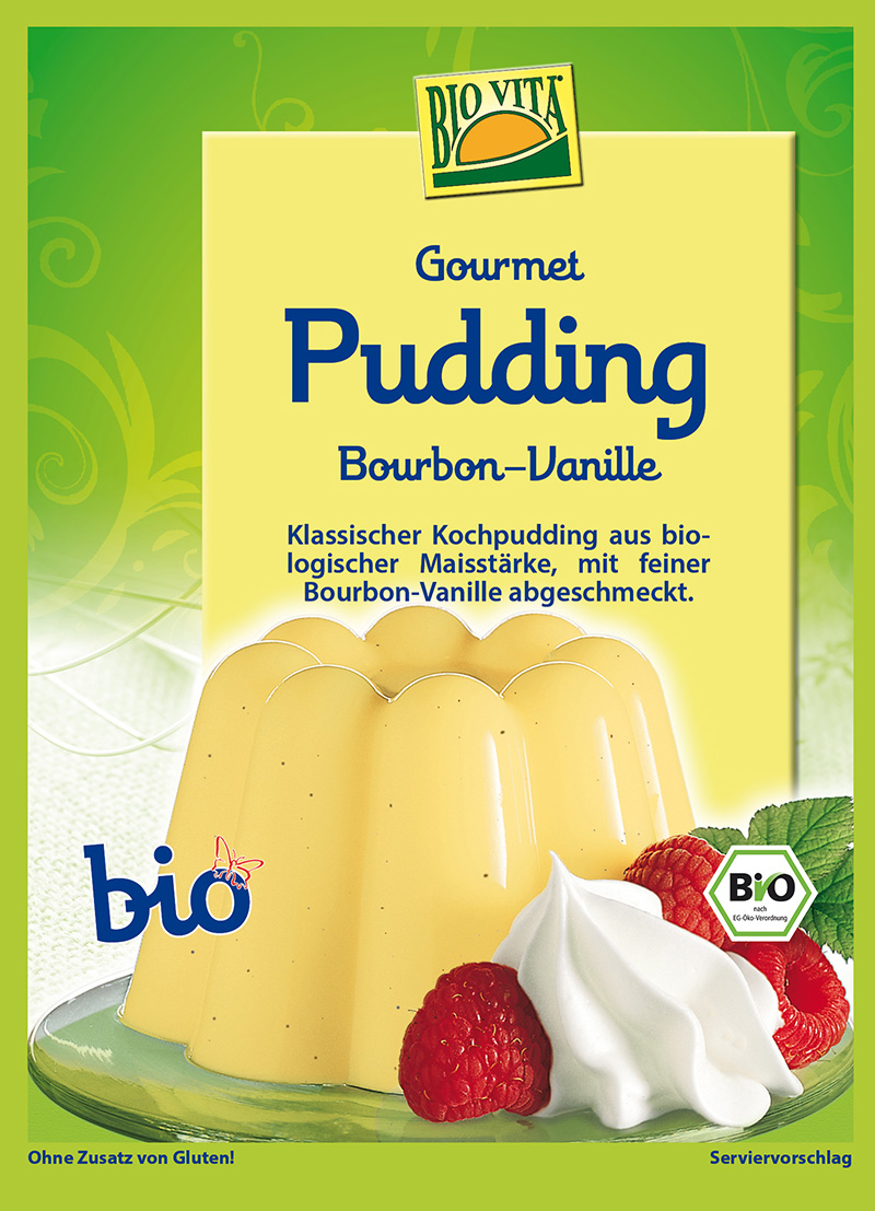 Gourmet Pudding Bourbon-Vanille bio