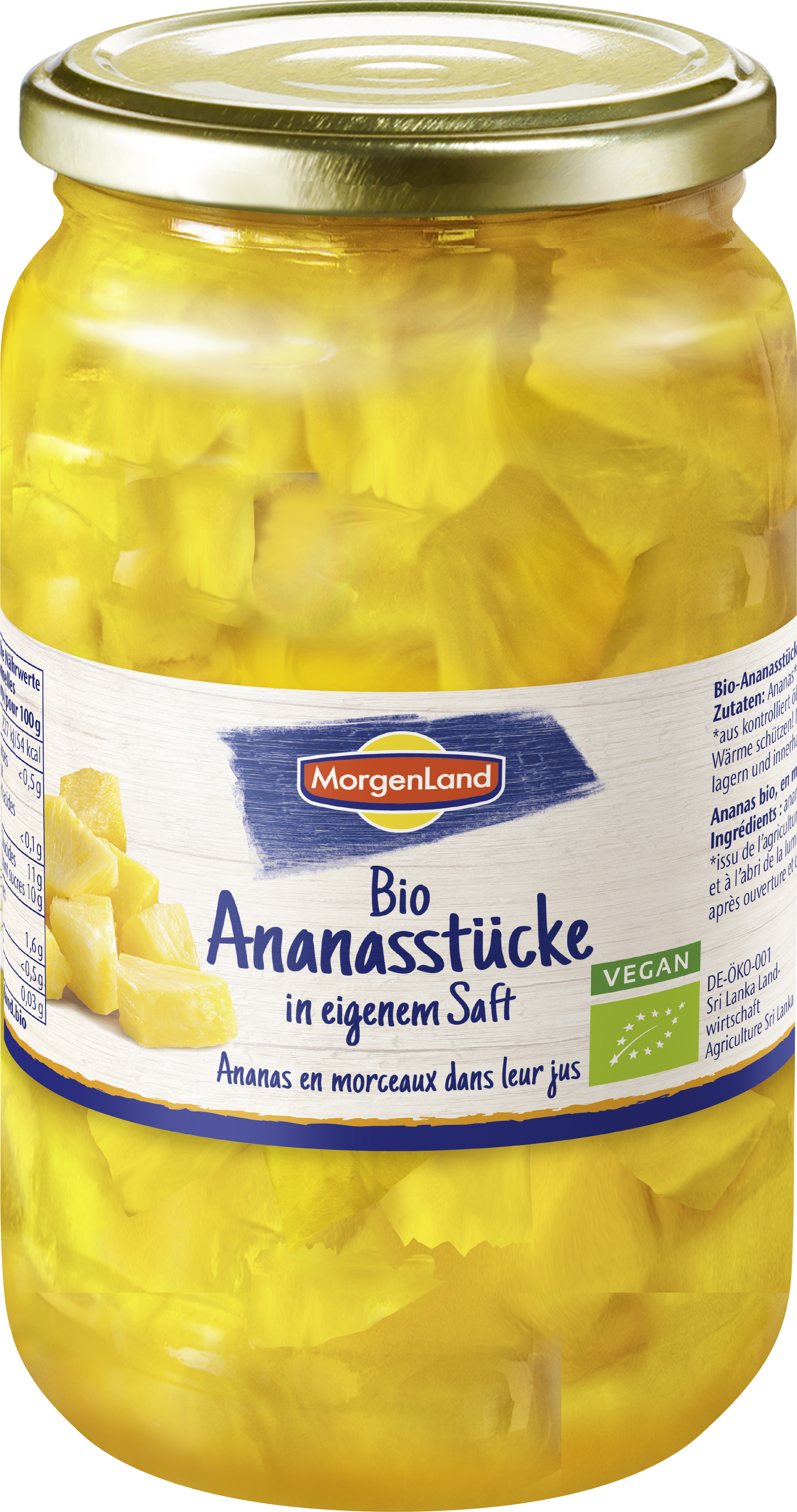 Ananasstücke in eigenem Saft